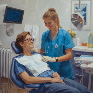 סייעת לרופא שיניים 